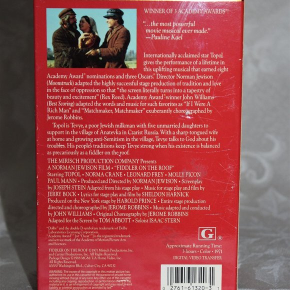 Vintage VHS Movies Box Sets | The Godfather | The Avengers | Fiddler on the Roof - Picture 4 of 10